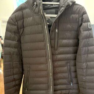 Moose Knuckles Men's Black Down Puffer Jacket - Size Medium